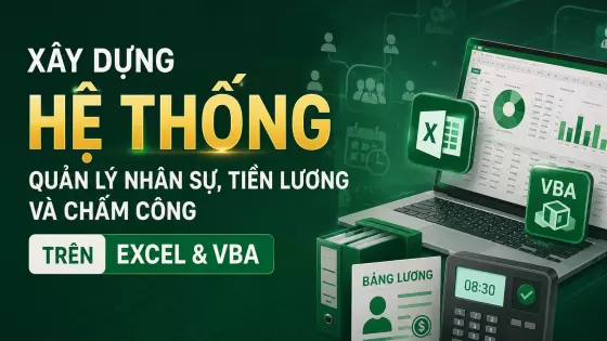 Xây dựng hệ thống quản lý nhân sự, tiền lương và chấm công trên Excel & VBA