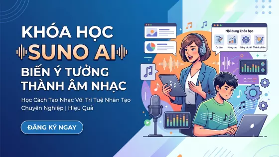 Khóa Học Suno Ai - Biến Ý Tưởng Thành Âm Nhạc