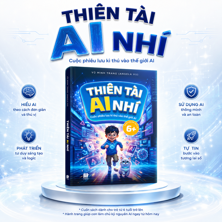 Khóa Học Thiên Tài AI Nhí - Tặng Kèm Sách